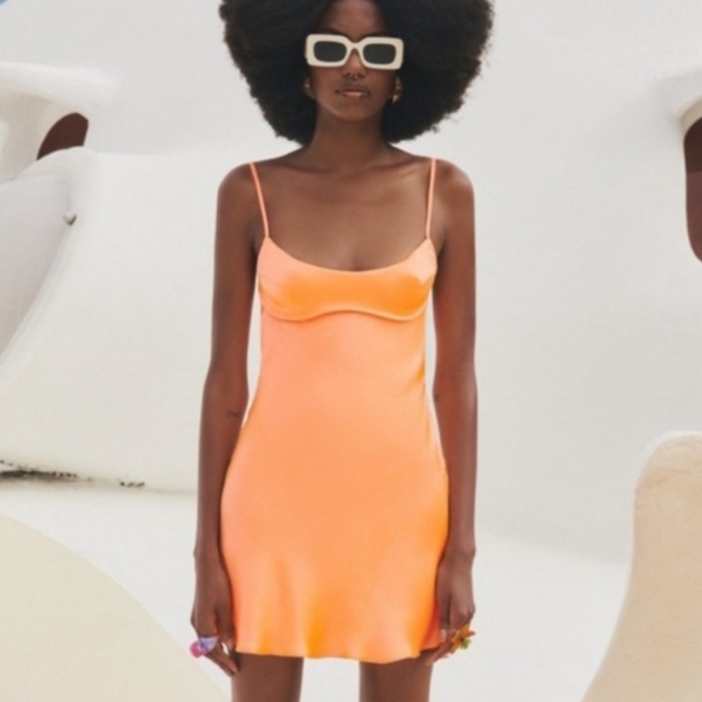 Zara satin dress